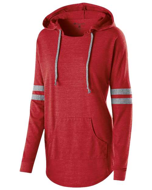 Women's Triblend Hooded Long Sleeve T-Shirt | USA Decoration