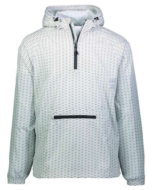 Range Hooded Packable Quarter-Zip Jacket | USA Decoration