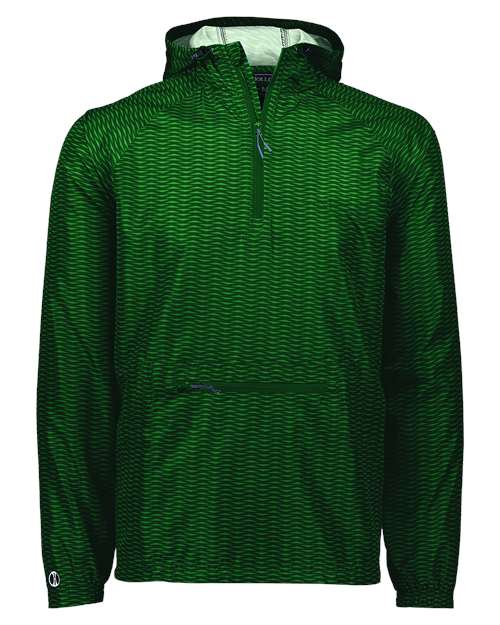 Range Hooded Packable Quarter-Zip Jacket | USA Decoration
