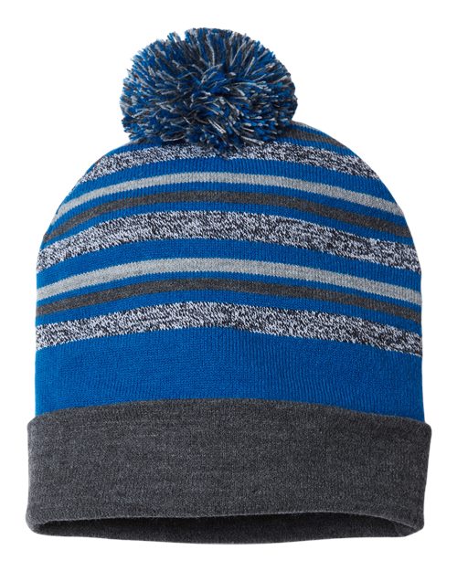 USA-Made Striped Beanie | USA Decoration