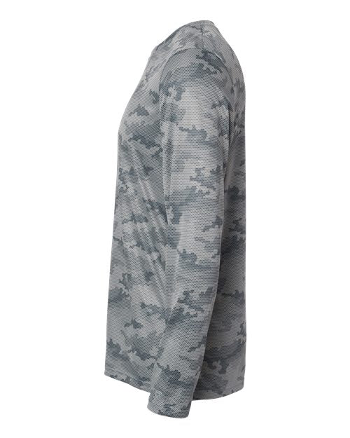 Pompano Performance Camo Long Sleeve T-Shirt | USA Decoration