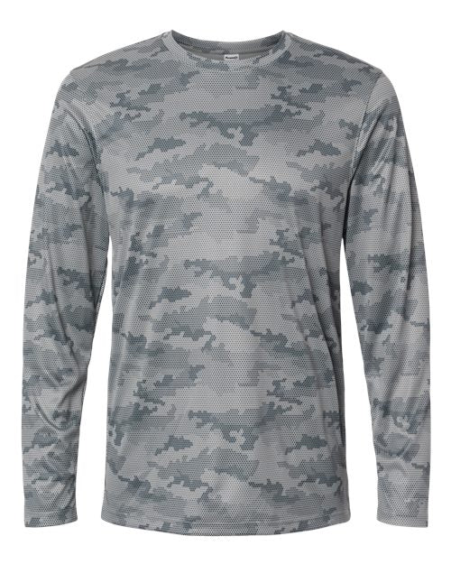 Pompano Performance Camo Long Sleeve T-Shirt | USA Decoration