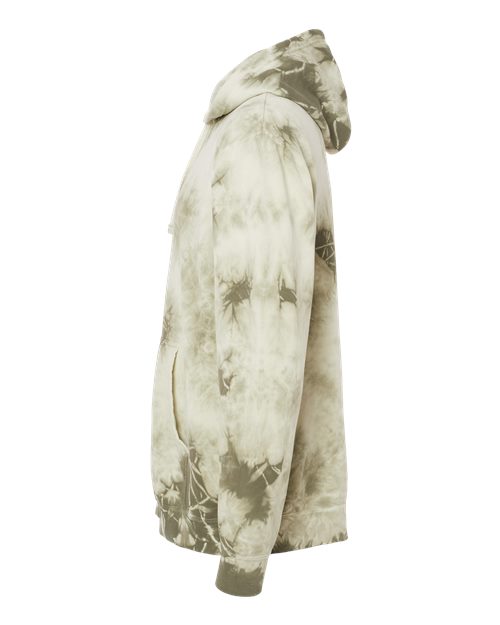 Midweight Tie-Dyed Hooded Sweatshirt | USA Decoration