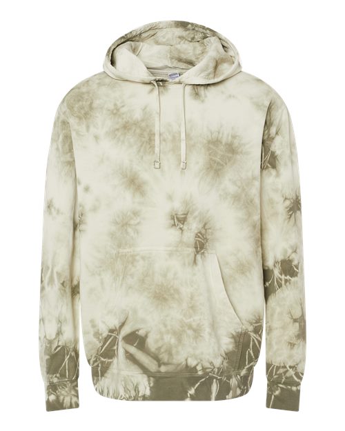 Midweight Tie-Dyed Hooded Sweatshirt | USA Decoration