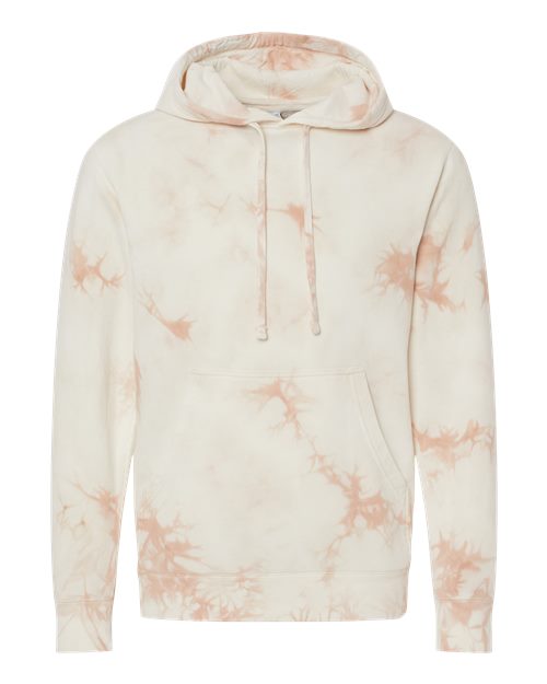 Midweight Tie-Dyed Hooded Sweatshirt | USA Decoration