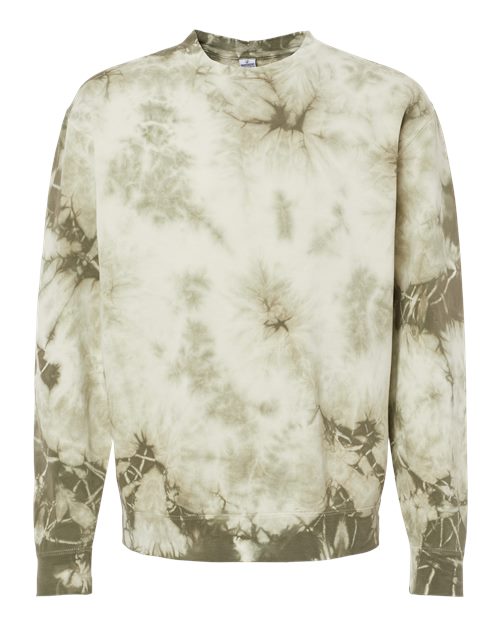 Midweight Tie-Dyed Crewneck Sweatshirt | USA Decoration