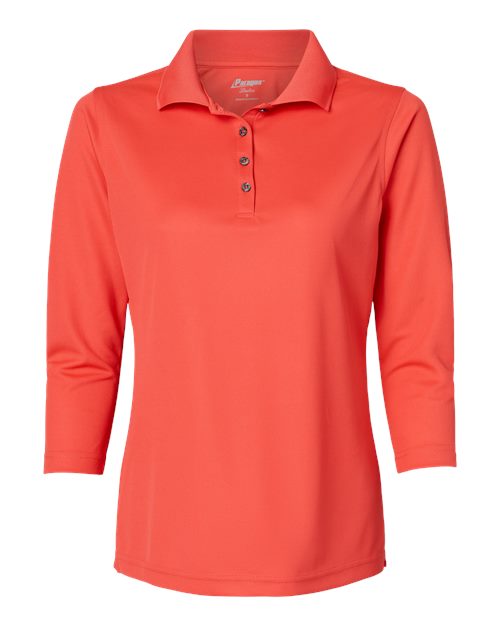 Women's Lady Palm Three-Quarter Sleeve Polo | USA Decoration