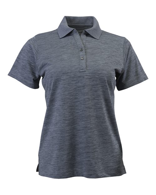 Women's Dakota Striated Heather Polo | USA Decoration