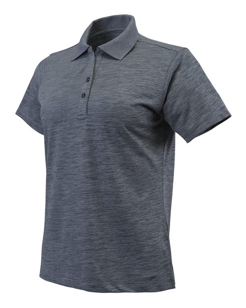 Women's Dakota Striated Heather Polo | USA Decoration