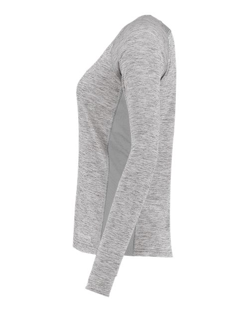 Women's Electrify CoolCore® Long Sleeve V-Neck T-Shirt | USA Decoration