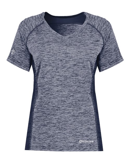 Women's Electrify CoolCore® V-Neck T-Shirt | USA Decoration