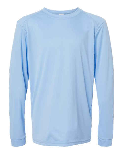 Youth Long Islander Performance Long Sleeve T-Shirt | USA Decoration
