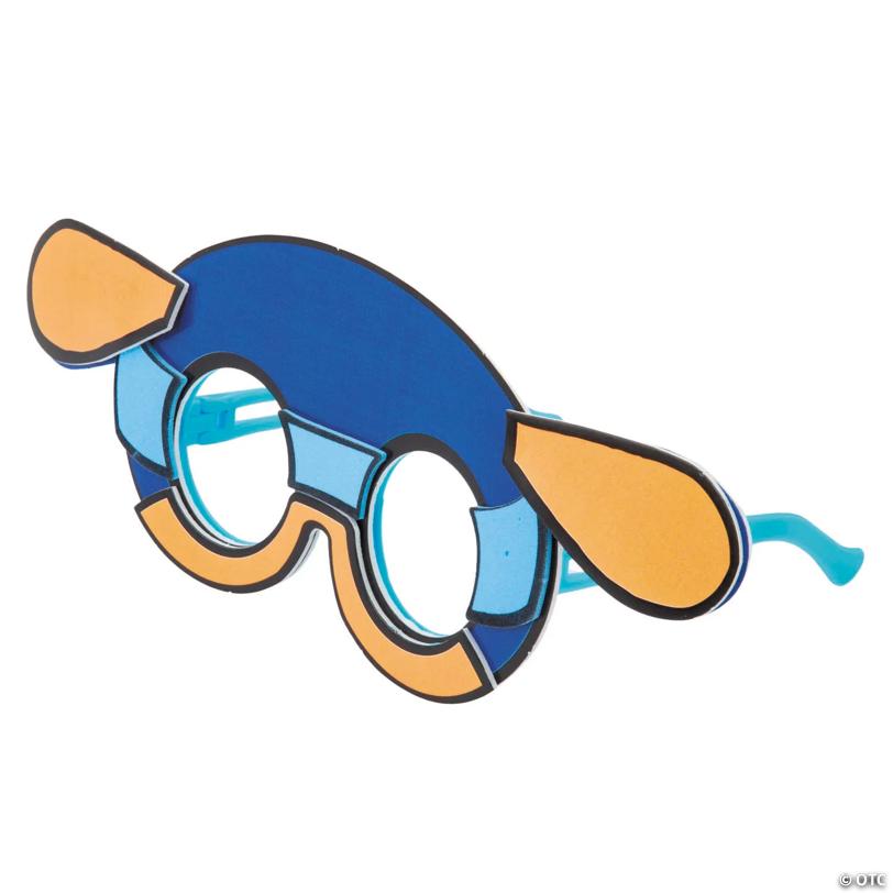 9 1/2" x 3 1/2" Dog Man™ Mask Foam Glasses Craft Kit - Makes 12