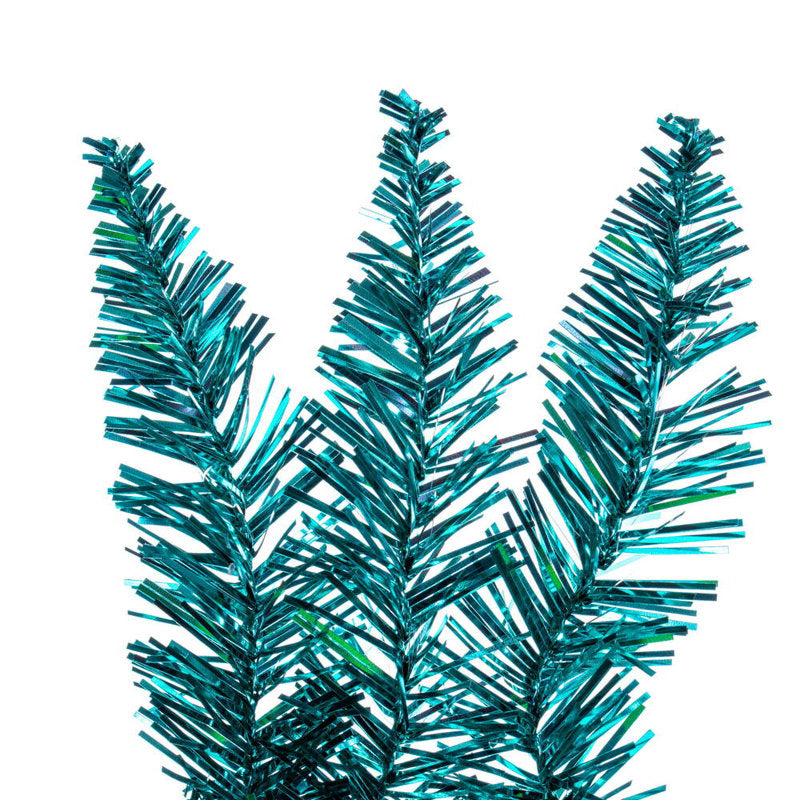 64" Artificial Eucalyptus Christmas Garland framing a front doorway