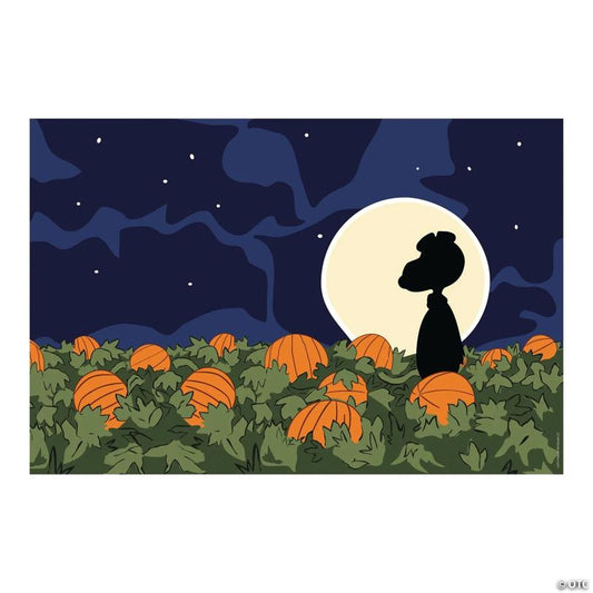 9 Ft. x 6 Ft. Peanuts Snoopy Halloween The Great Pumpkin Backdrop - 3 Pc.