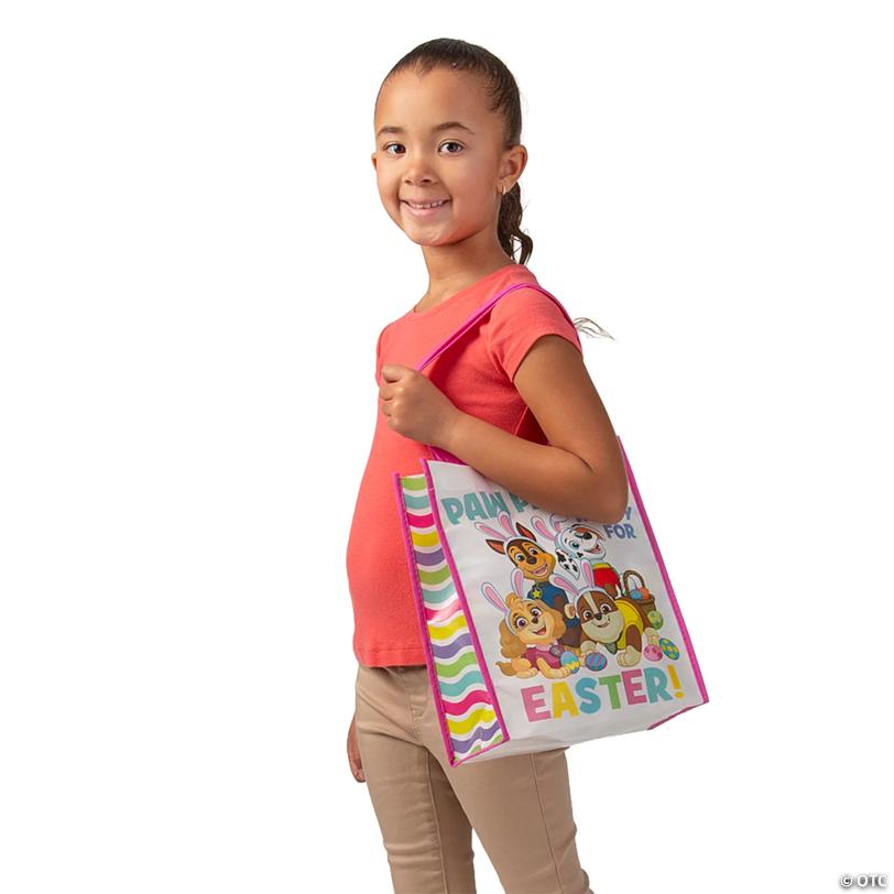 9" x 11" Medium Easter PAW Patrol™ Laminated Shopper Tote Bags - 12 Pc.