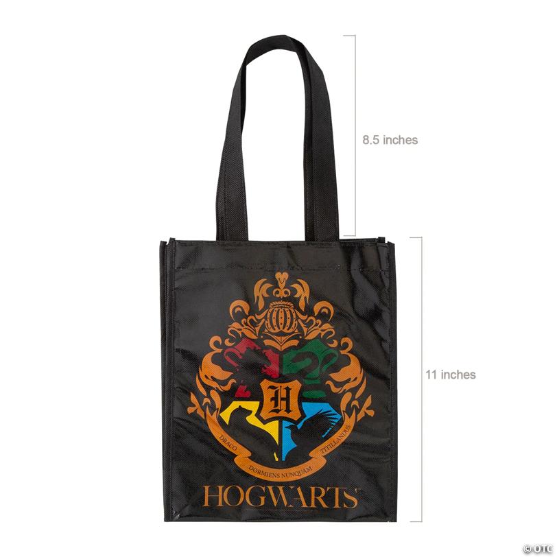 9" x 11" Medium Harry Potter™ Hogwarts Crest Shopper Tote Bags - 12 Pc.