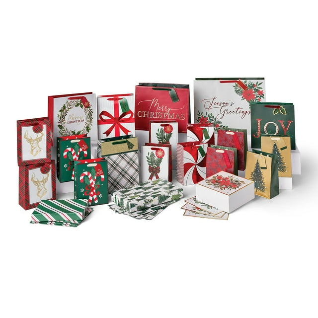 Member's Mark 30ct Holiday Gift Bags and Gift Boxes | USA Decoration®