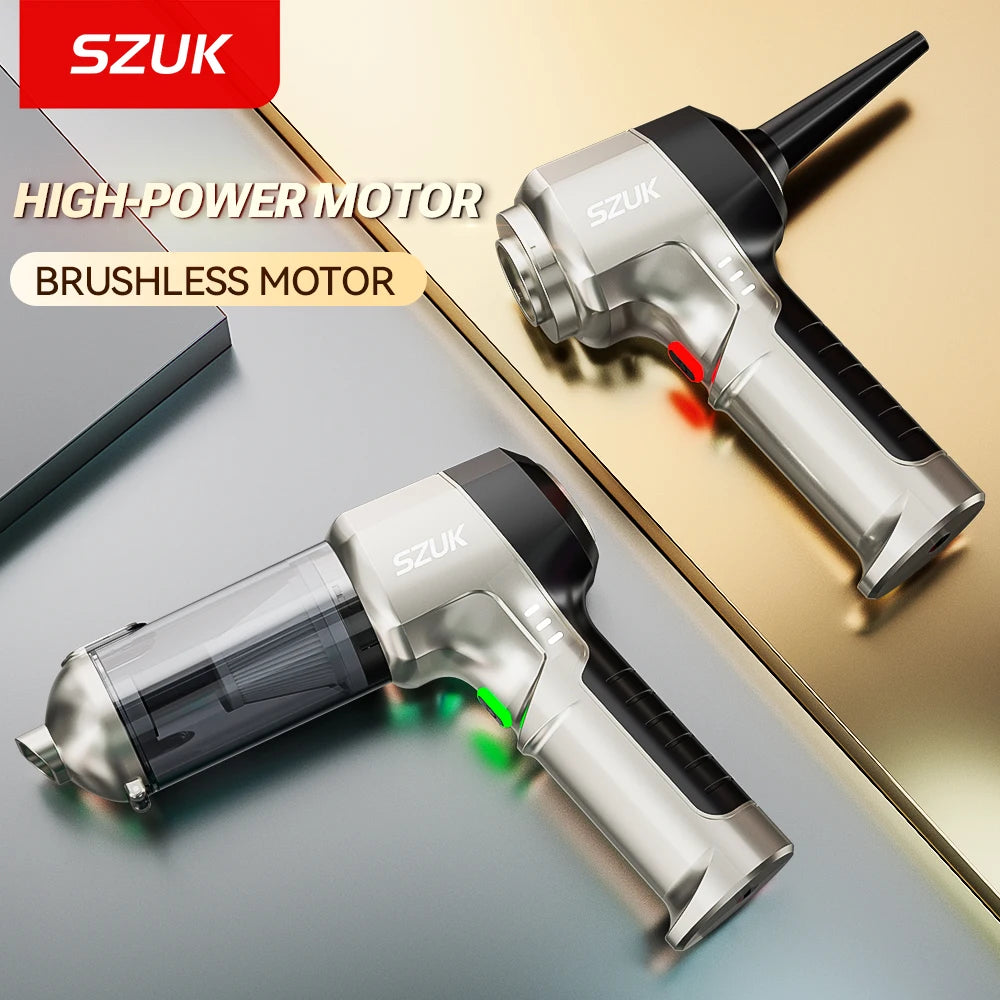 SZUK C017Max Car Vacuum Cleaner Powerful Suction Wireless Cleaner Portable HandHeld Mini Vacuum Cleaner Cleaning Machine