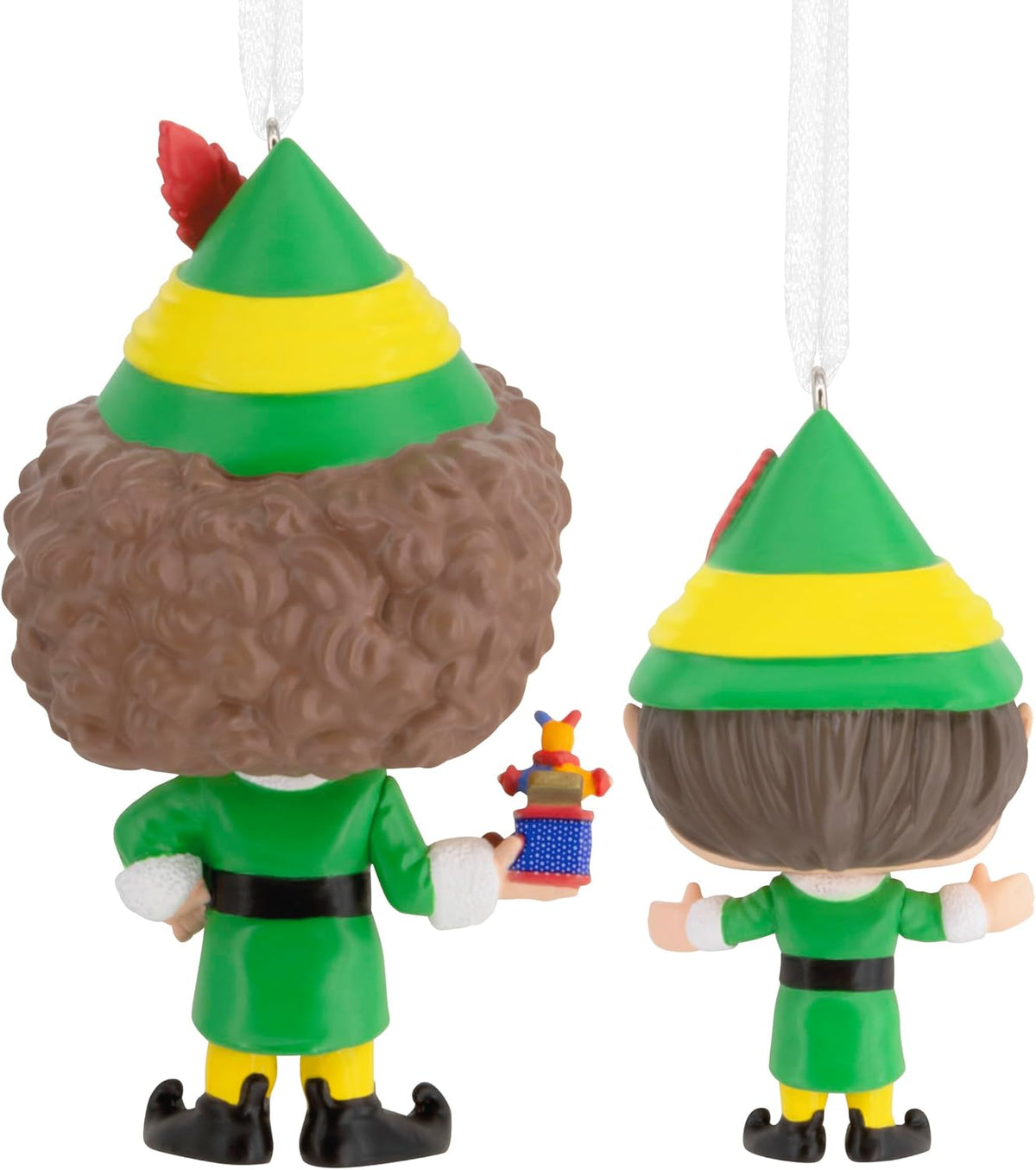 Hallmark Elf Buddy The Elf and Papa Elf Funko POP! Christmas Ornaments, Set of 2, Pop Culture Gifts
