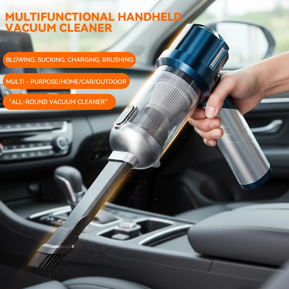SZUK 2026New Mini Car Vacuum Cleaner Wireless Handheld Cleaner Cleaning Machine Strong Suction Portable Vacuum Cleaner Car