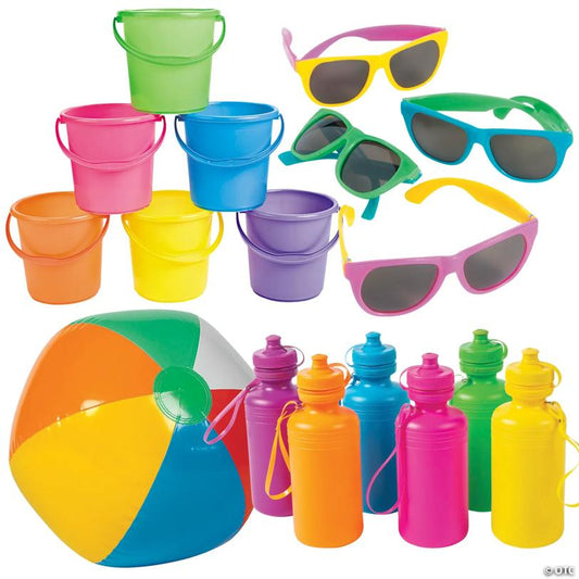 A Fun Day at the Beach Boredom Buster Handouts Kit - 48 Pcs.