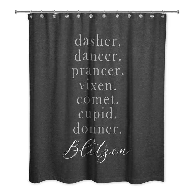 Aadish Shower Curtain with Hooks Included