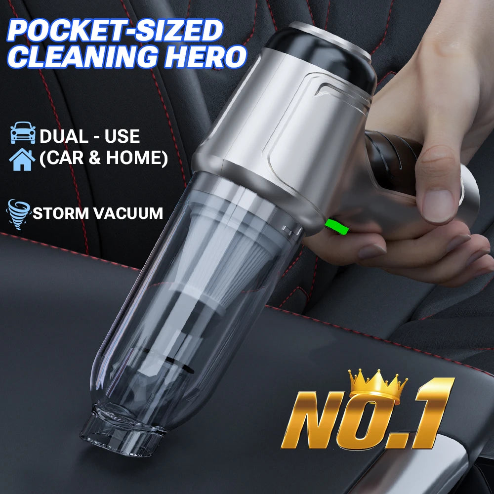 SZUK Wireless Car Vacuum Cleaner 15000PA Strong Suction Cordless Cleaning Machine Powerful Portable Handheld Mini Vacuum Cleaner