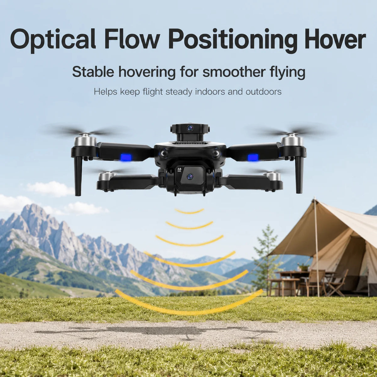 RC Drone ZNLYRION Brushless Drone F196 4K Dual Camera 360Â° Obstacle Avoidance Optical Flow Positioning 20Mins Flight Time WIFI FPV RC Quadcopter