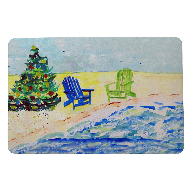 Aeleen Non-Slip No Pattern Christmas Doormat
