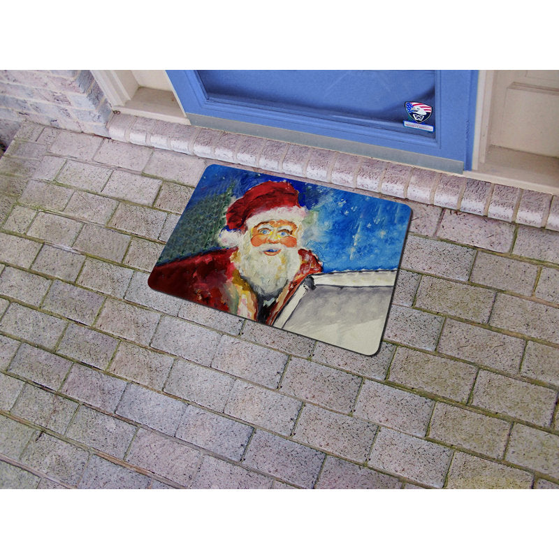 Aelfred Non-Slip No Pattern Christmas Doormat
