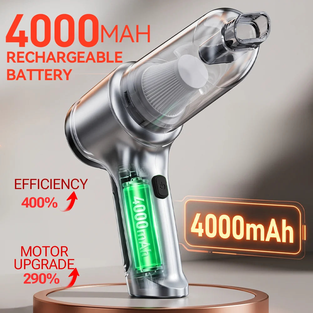 SZUK Mini Powerful Vacuum Cleaner Wireless Handheld Car Vacuum Cleaner Cordless Cleaning Machine Portable Vacuum Cleaner