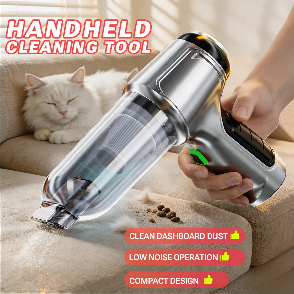 SZUK Mini Powerful Vacuum Cleaner Wireless Handheld Car Vacuum Cleaner Cordless Cleaning Machine Portable Vacuum Cleaner