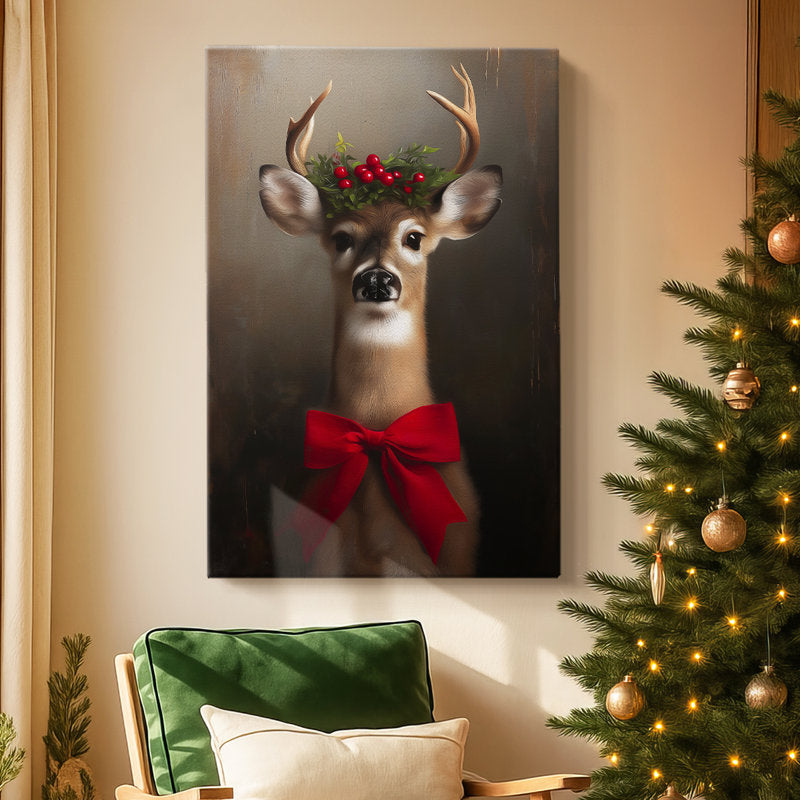 Amber Serenade of Night-Premium Gallery Wrapped Canvas