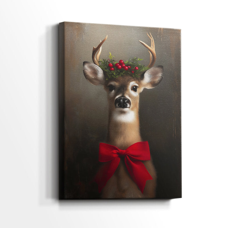 Amber Serenade of Night-Premium Gallery Wrapped Canvas