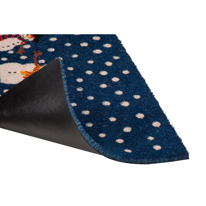 Amberlin Polka Dots Christmas Doormat