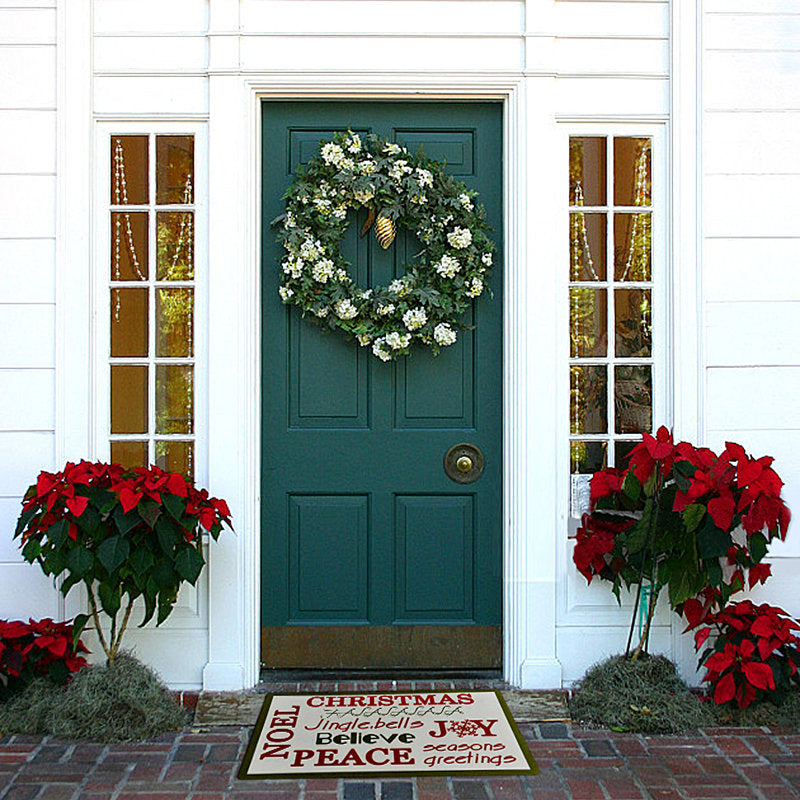 Amoura Non-Slip No Pattern Christmas Doormat