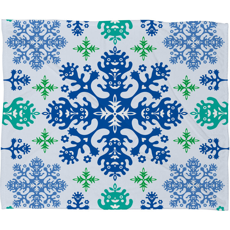 Andi Bird Knitted Throw Blanket