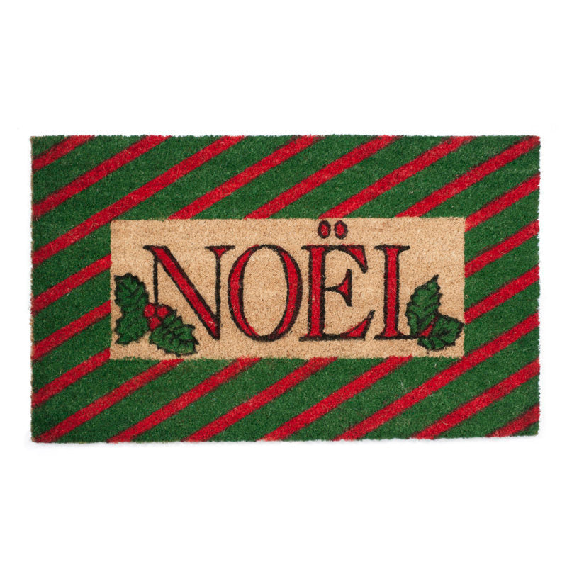 Arazia Non-Slip Striped Christmas Doormat