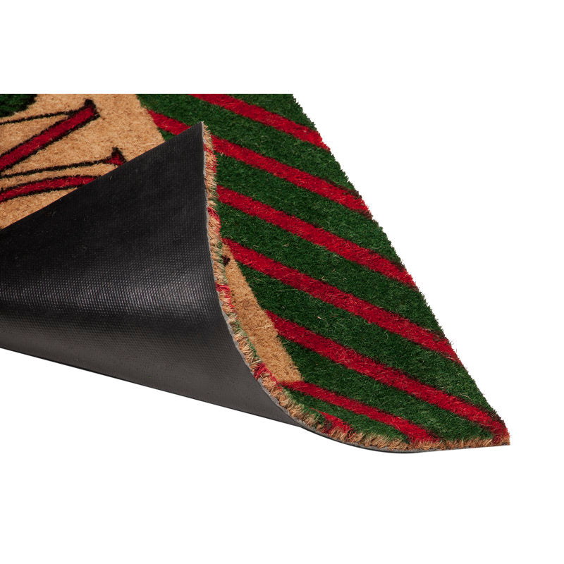 Arazia Non-Slip Striped Christmas Doormat