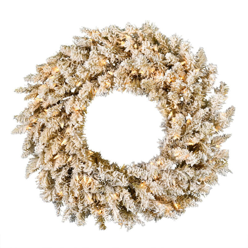 Frosted Christmas wreath
