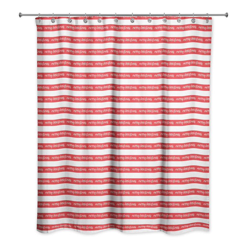 Astara Striped Shower Curtain