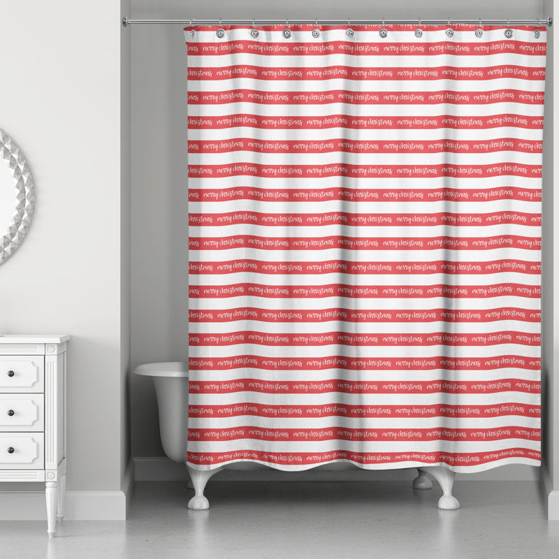 Astara Striped Shower Curtain