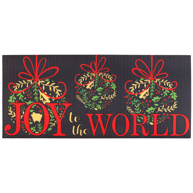 Azizuddin Doormat Insert Joy To The World 22x10