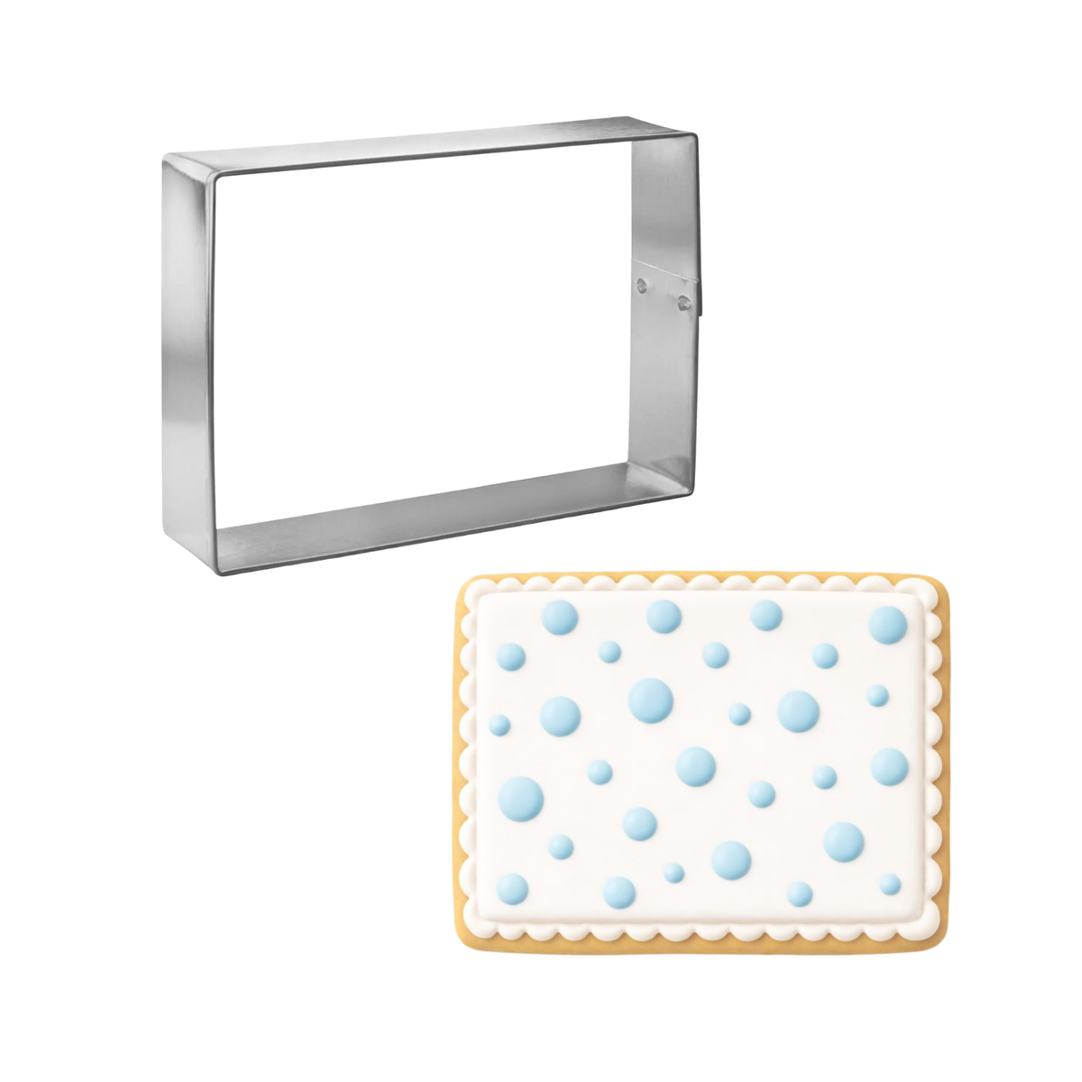 Rectangle Cookie Cutter 3 in by 4 in B0716