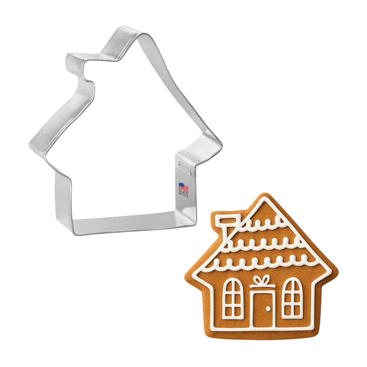 Gingerbread House Cookie Cutter 3.5 in B1027