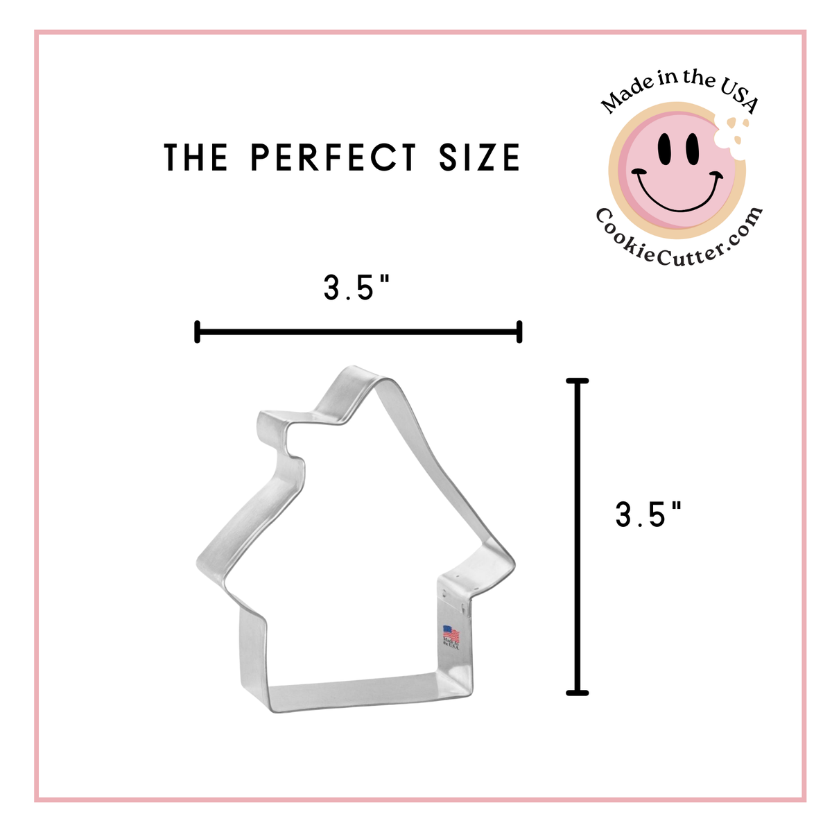 Gingerbread House Cookie Cutter 3.5 in B1027