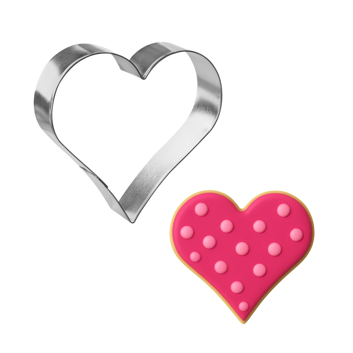 Heart Cookie Cutter 4 in B1111
