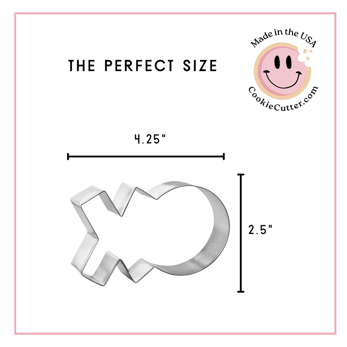 XO Hugs and Kisses Cookie Cutter 4.25 in B1119