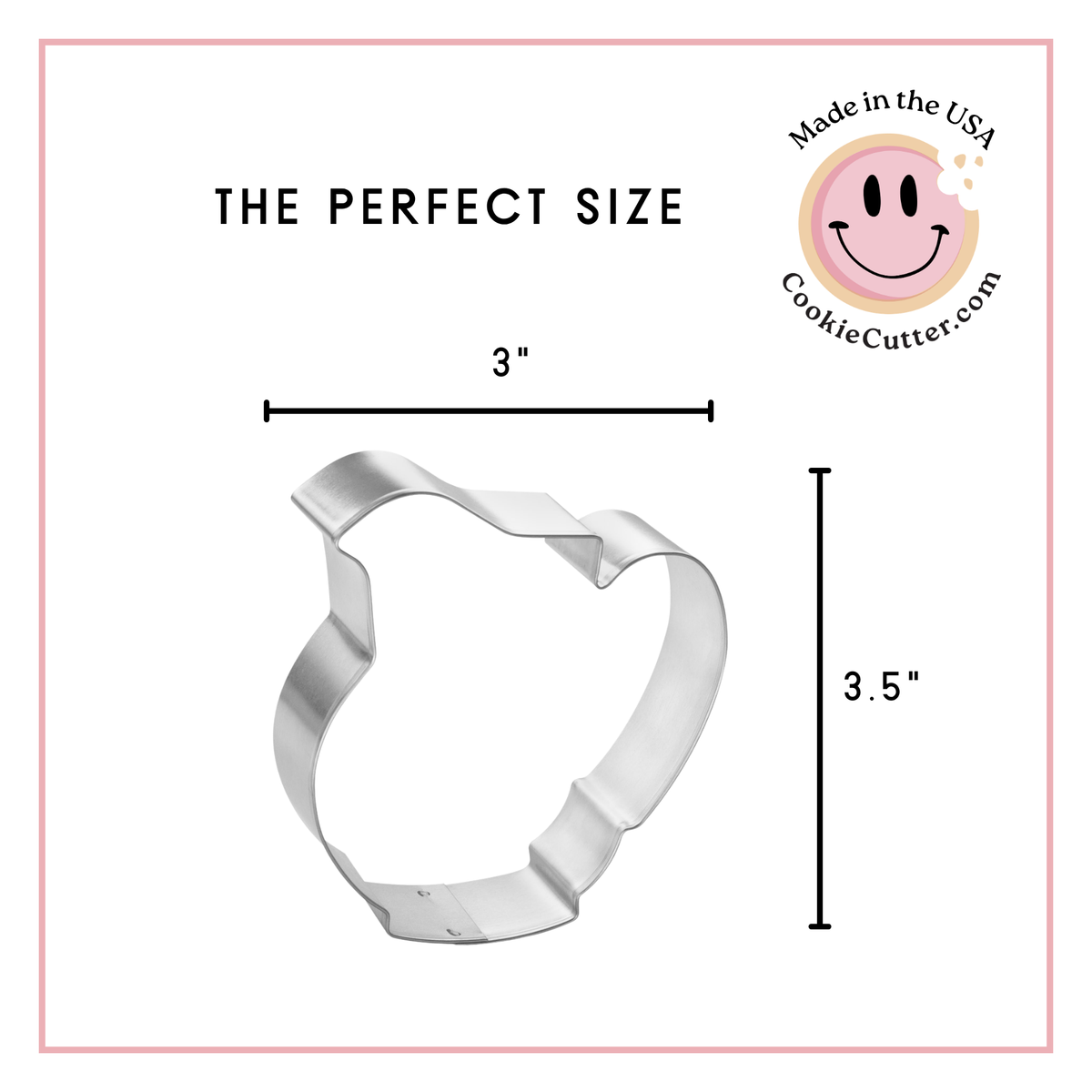 Juice Lemonade Pitcher Cookie Cutter 3.5 in B1137